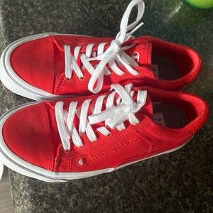 Red Champion women’s shoes